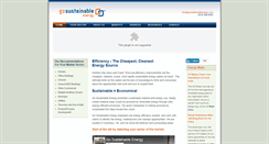 Desktop Screenshot of gosustainableenergy.com